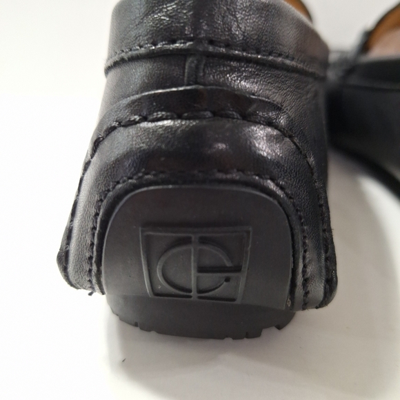 Cole Haan Men's Black Buckle Leather Careerwear Preppy Slip On Loafers Size 8.5 - Picture 12 of 13